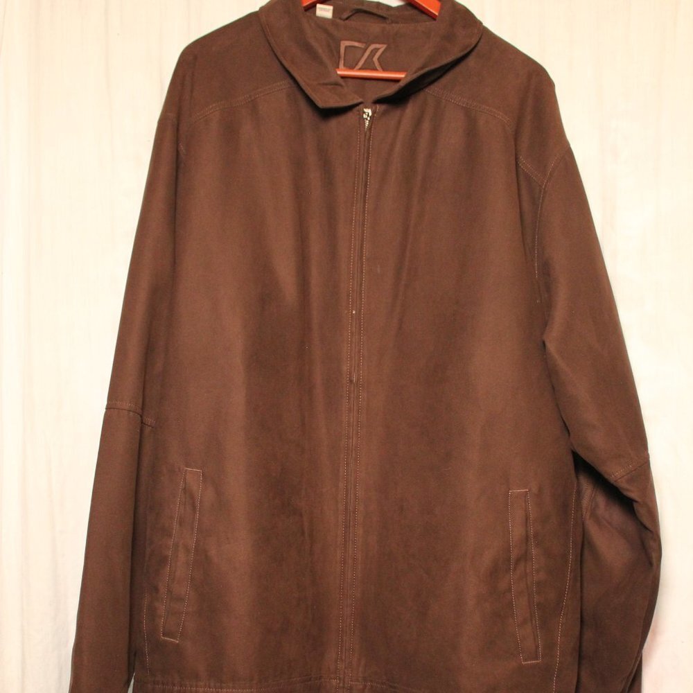 Cutter & Buck Lined Men's Micro Suede Jacket